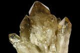 Smoky Citrine Crystal Cluster - Lwena, Congo #128421-2